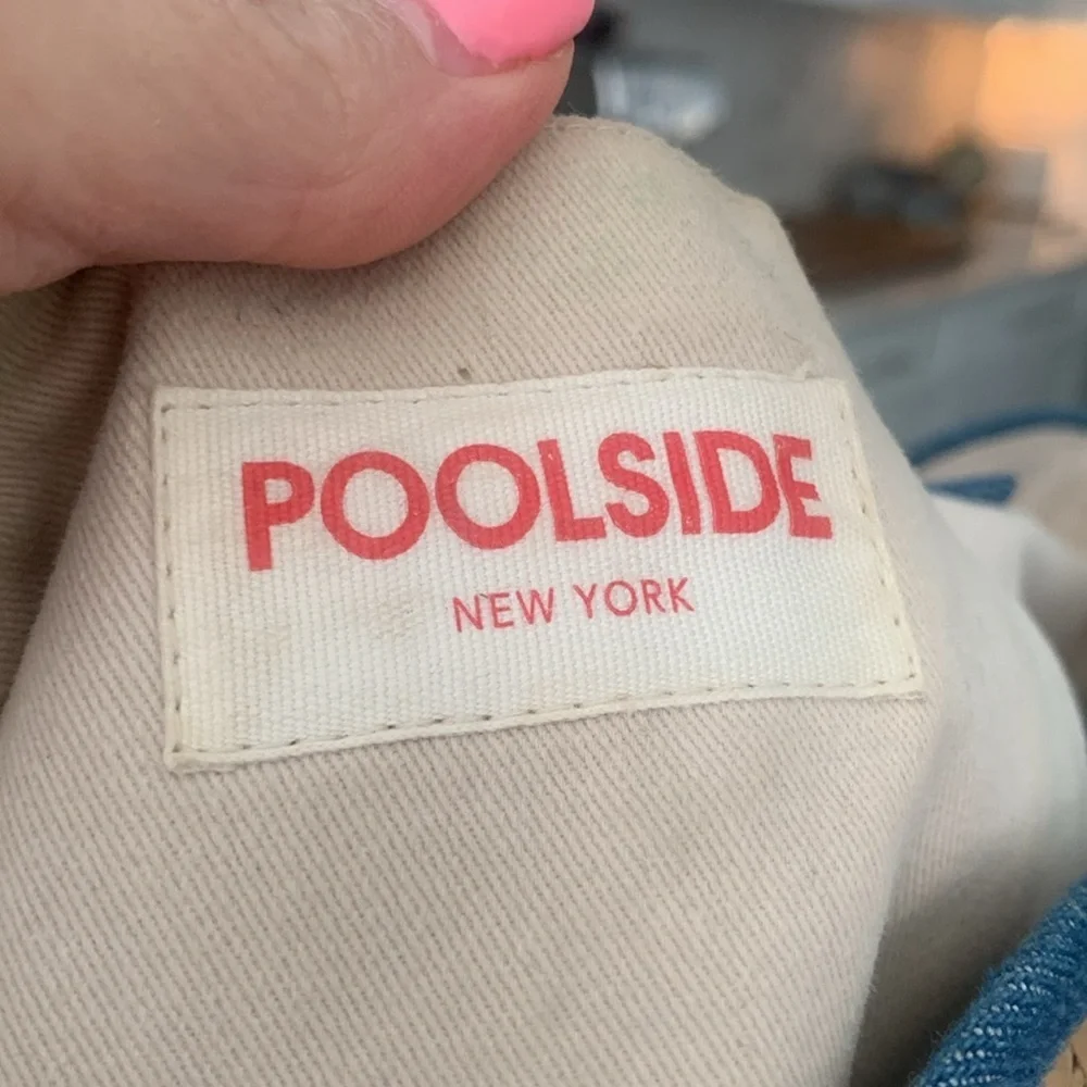 Poolside denim trim